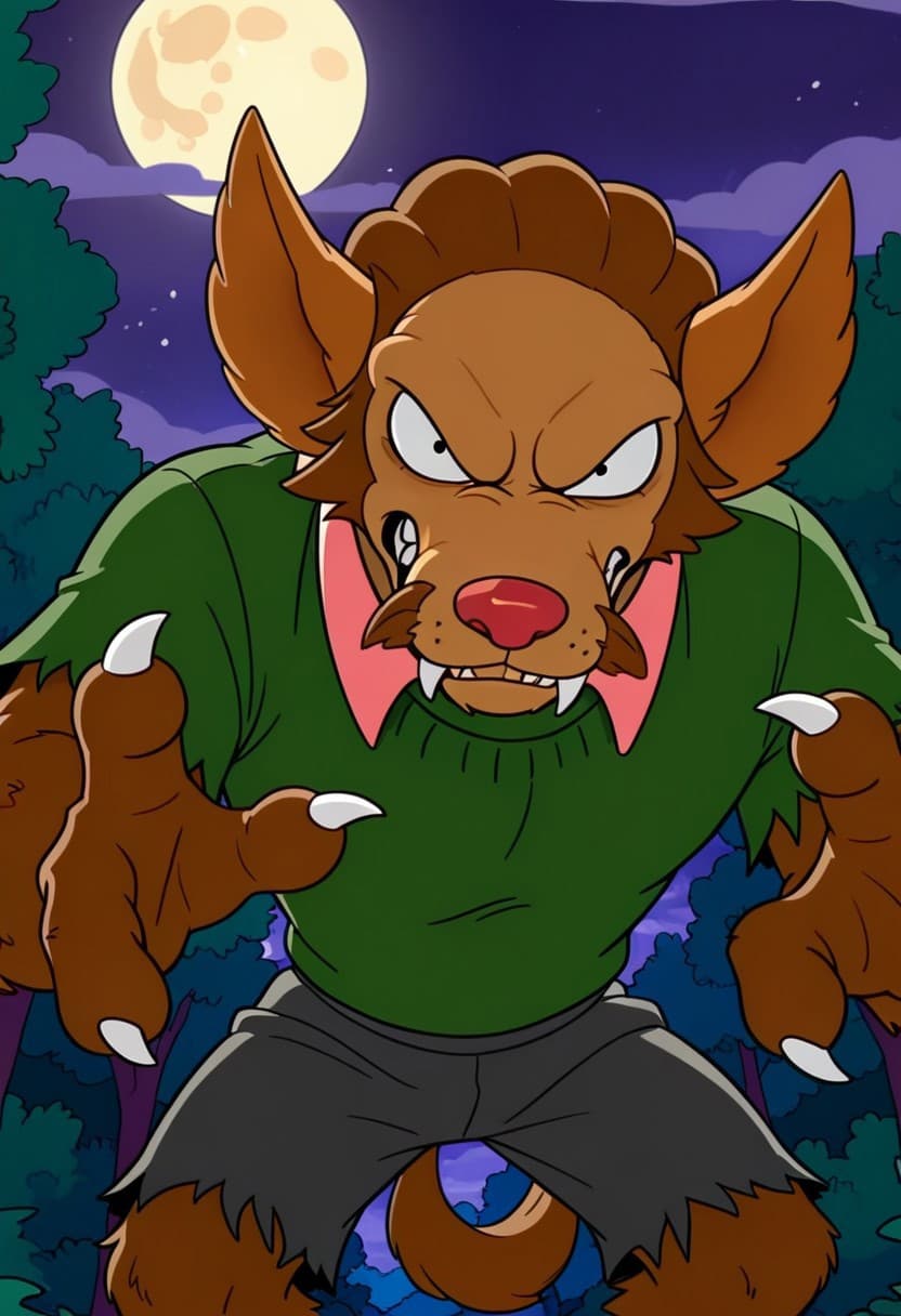 Werewolf Flanders | The Simpsons - Image 3