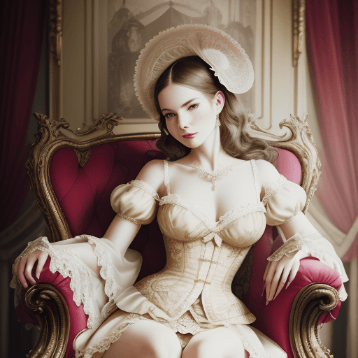 AI generated: (sumptuous allure:1.3), (Baroque chic:1.1), regal ambiance, fashion photography, 4k UHD resolution, ...