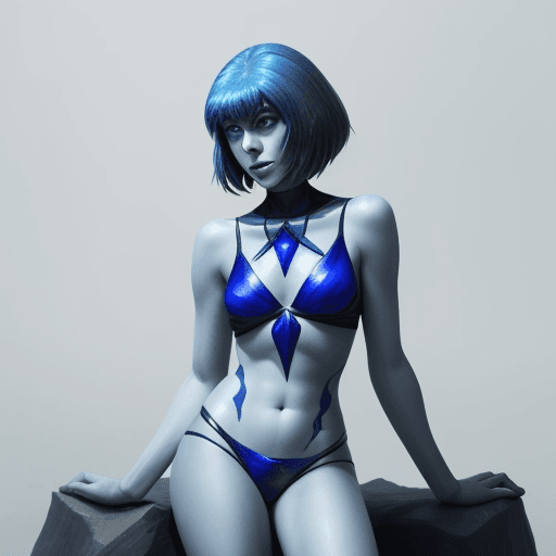 AI generated: A photo of Lapis from “Steven Universe”