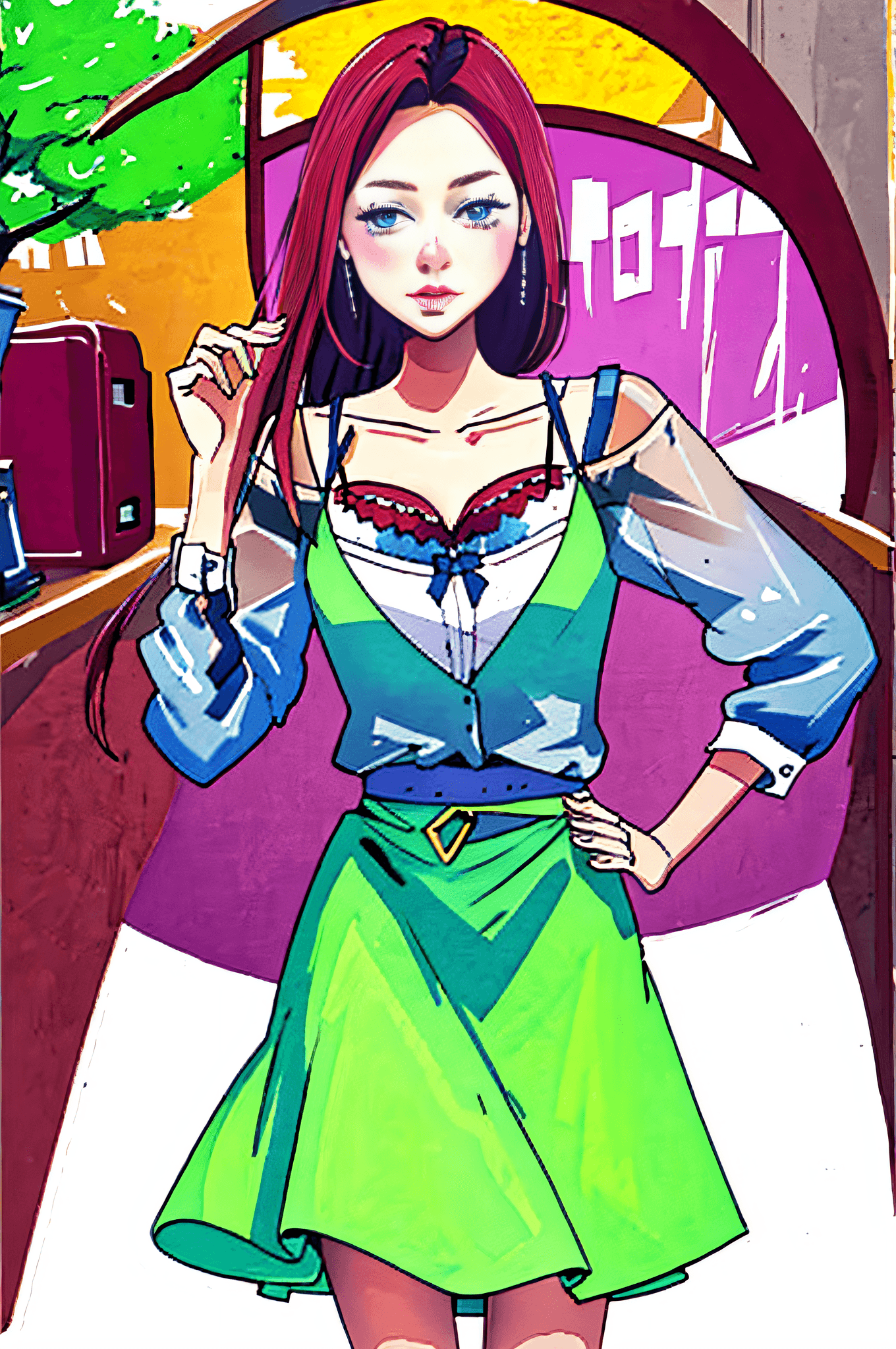AI generated: page from a fashion clothing mail order catalog, Free People, r0sd4wn-1325