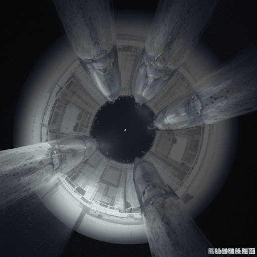 AI generated: 请根据画面描述来生成图片

 
## 画面描述
1. 在一个宇宙空间，画面中央是小行星带，上半区域是地球，地球背后是太阳
2. 画面中央有一个数字：11，这个数字要用画面比较近的钛战机的尾焰来进行呈现...