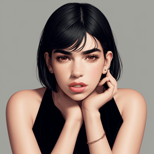 AI generated: Image of Dua lipa

