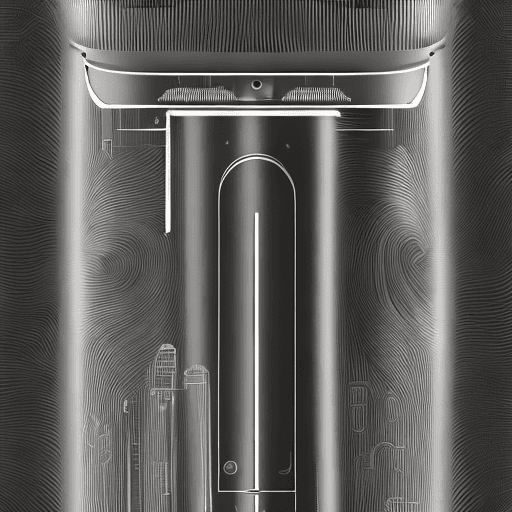 AI generated: hair dryer, High resolution photography product design, metal trim, overlay patterns on transparent ...