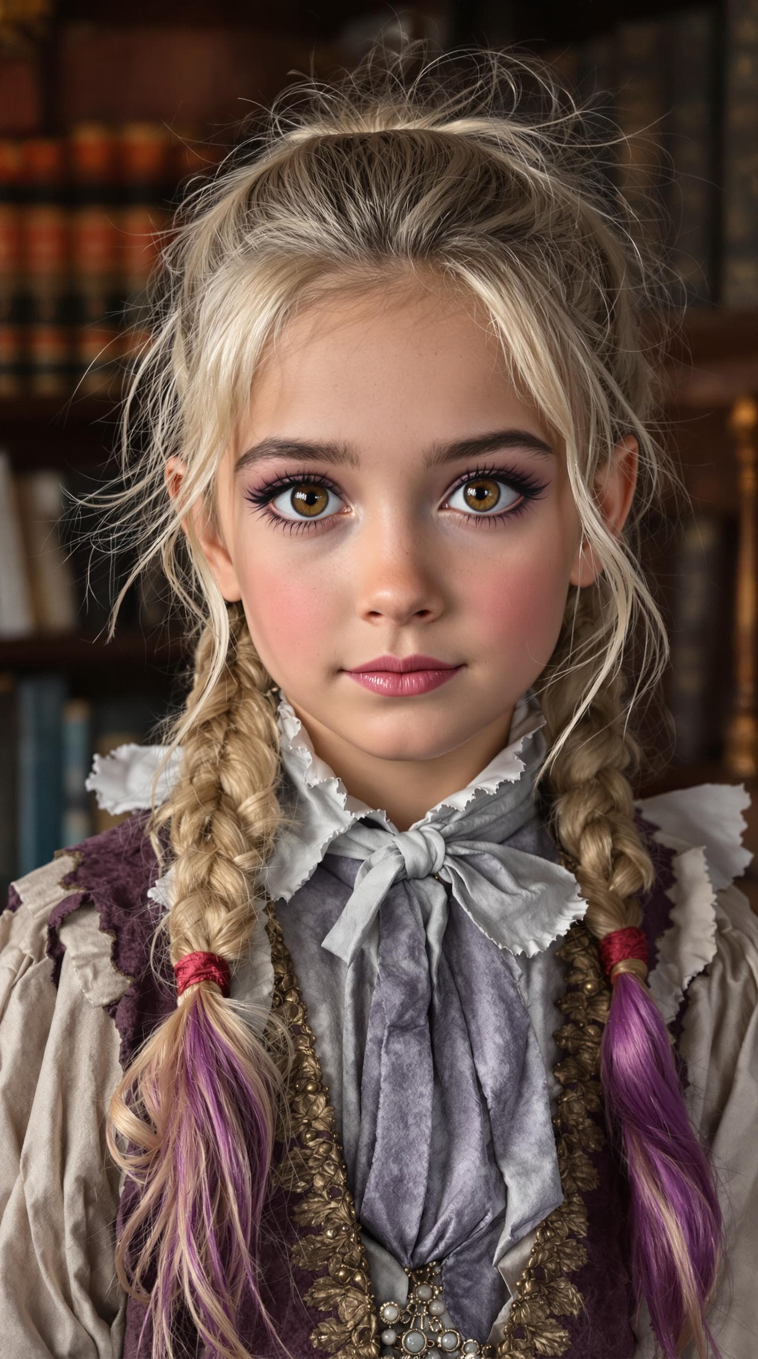 AI generated: a professional photo of a exceptionally of the most beautiful (British girl) girl in Britain, (age 7...