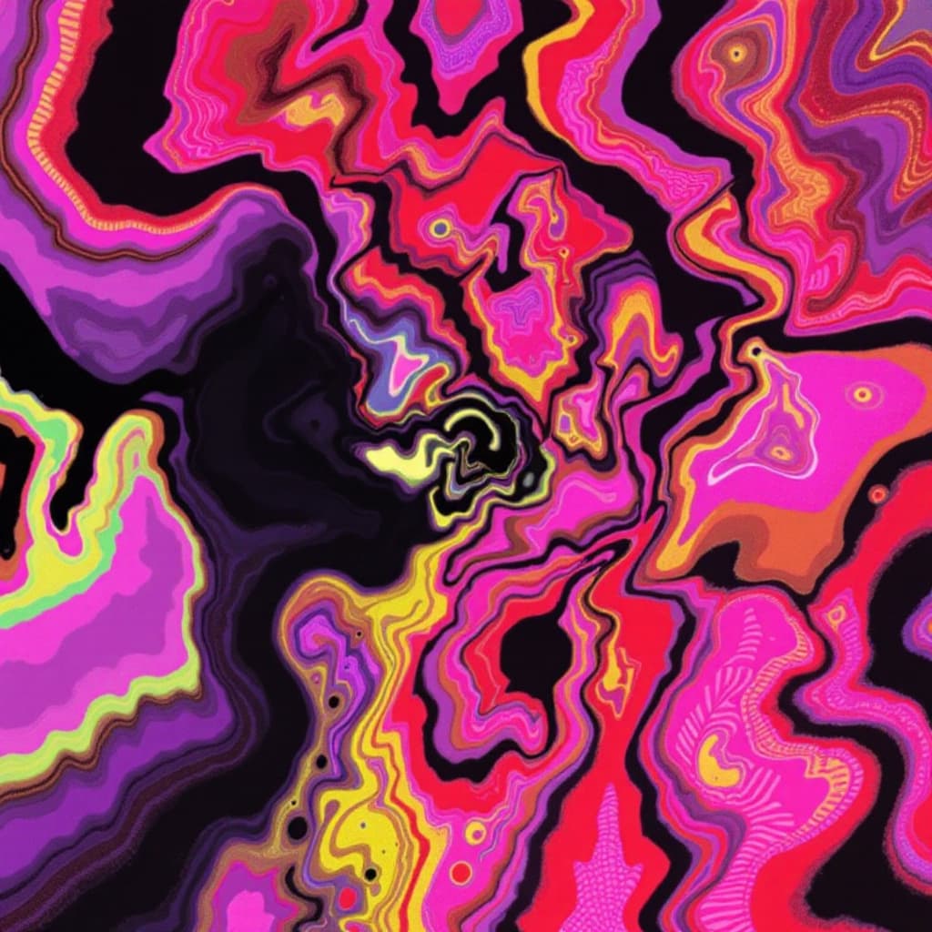 AI generated: experimental, experimental music, experimental video, new media, video art, strange, weird, trippy, ...