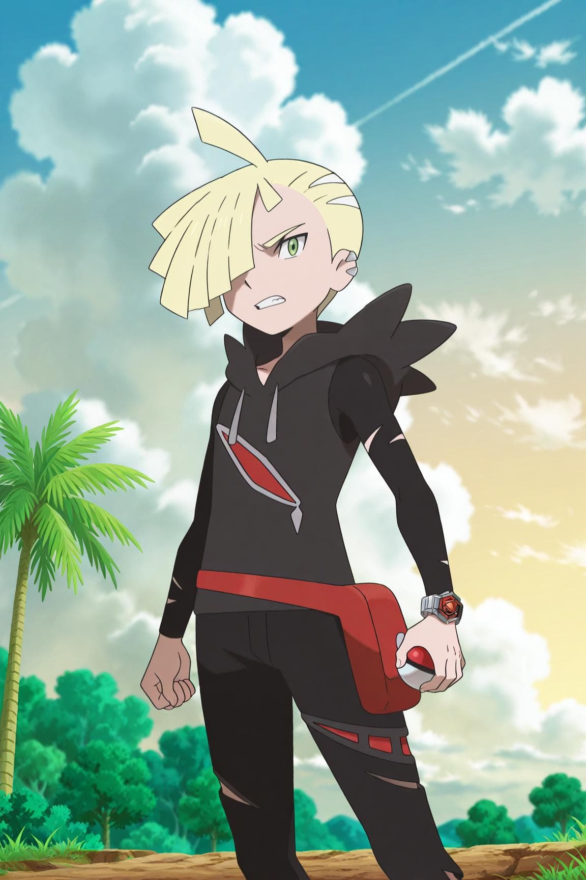 Gladion - Pokémon - (Illustrious) [Commission]