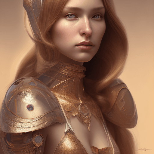 AI generated: mdjrny-v4 style portrait of female elf, intricate, elegant, highly detailed, digital painting, artst...