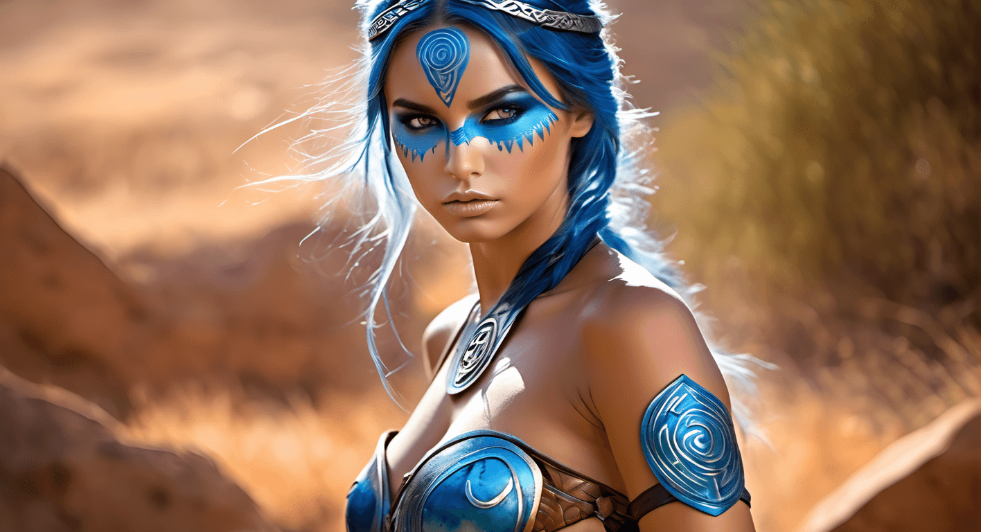 AI generated: Dynamic angle, (((masterpiece:1. 0))), (hyperrealism:1. 5), High Detail RAW color Photo, (full body:...