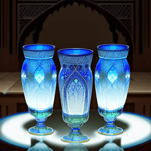 AI generated: Alhambra glass