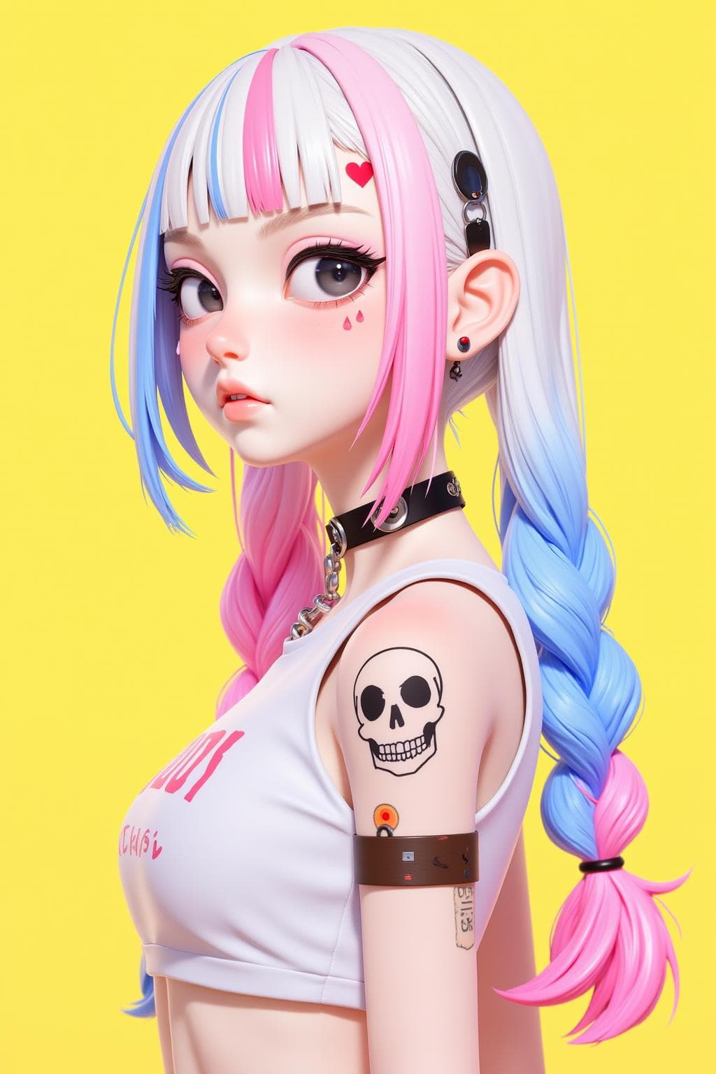Fashion girl (3D rendering)F.1
