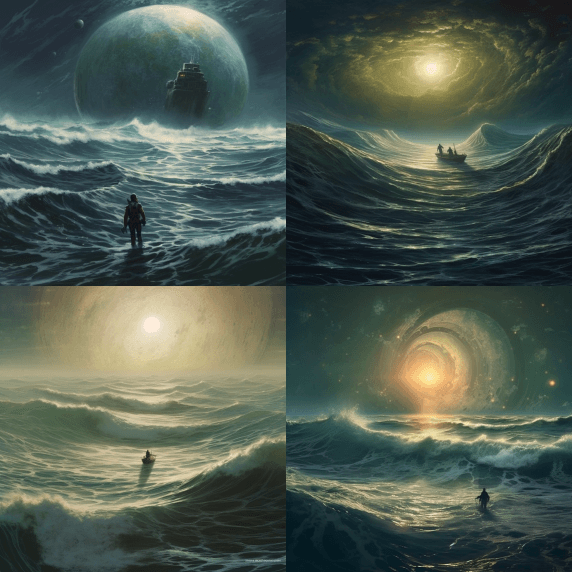 AI generated: Now, the spacecraft of human civilization has sailed alone into the vast ocean. Looking around, ther...