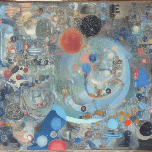 AI generated: image d'un tableau sur lequel est écrit la formule expliquant toutes les lois connues et inconnu de ...