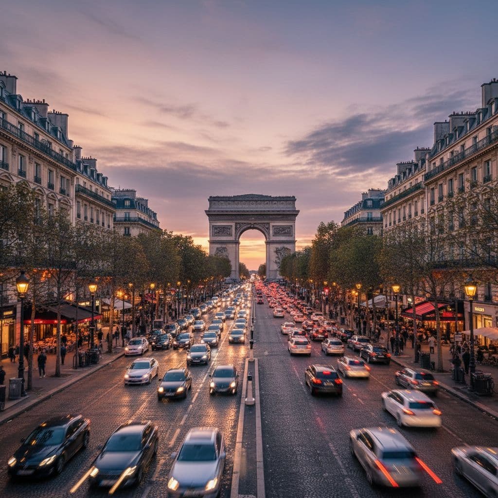 AI generated: 0 champs Elysées