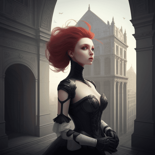 AI generated: went out of the head, woman, team, beauty, architecture, game, modern, photography