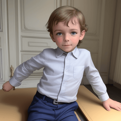 AI generated: enfant, arnod etait deja le plus costaud
