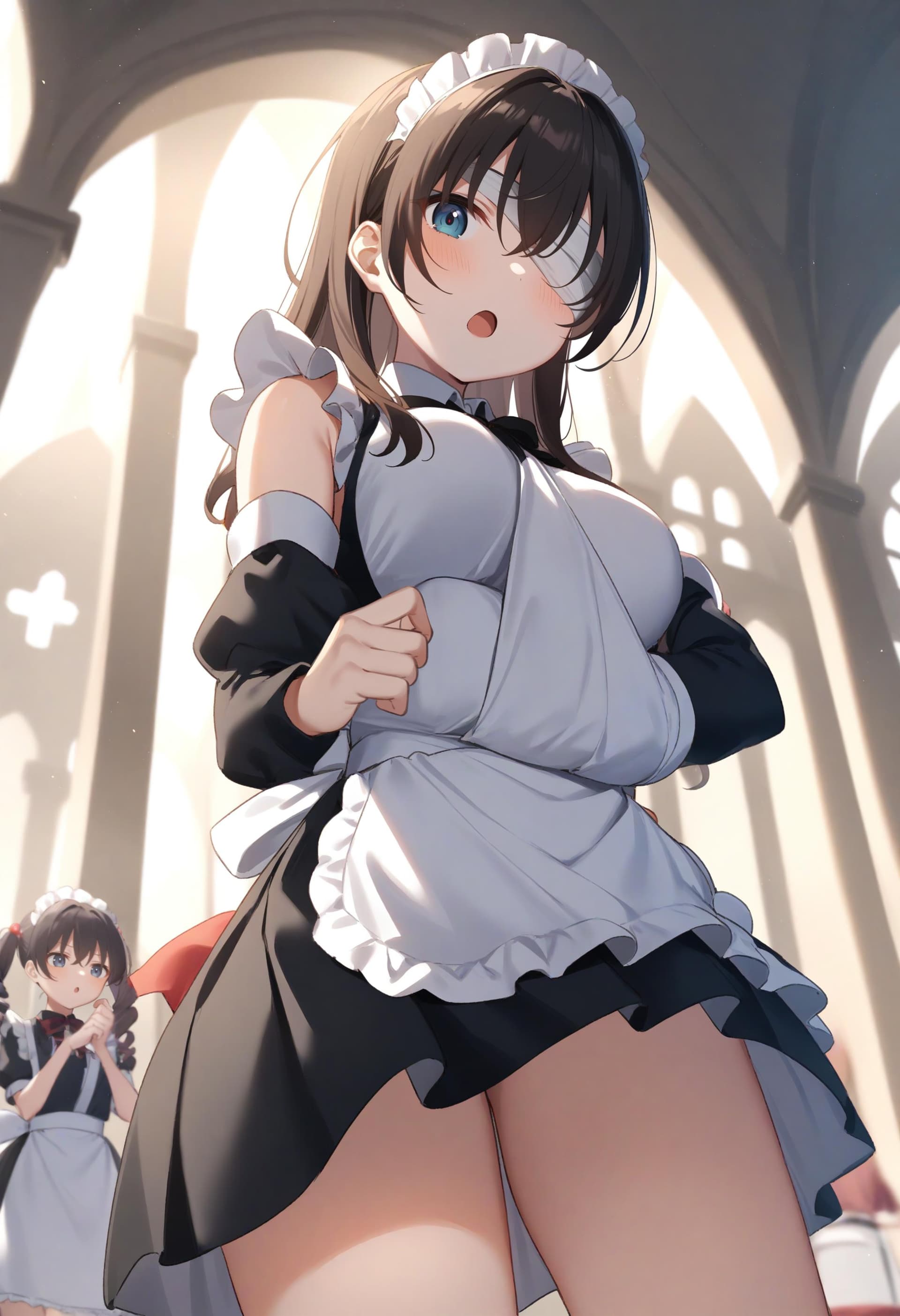 [Illust&XL] arm sling / bandaged arm / 骨折 / ギプス / 包帯