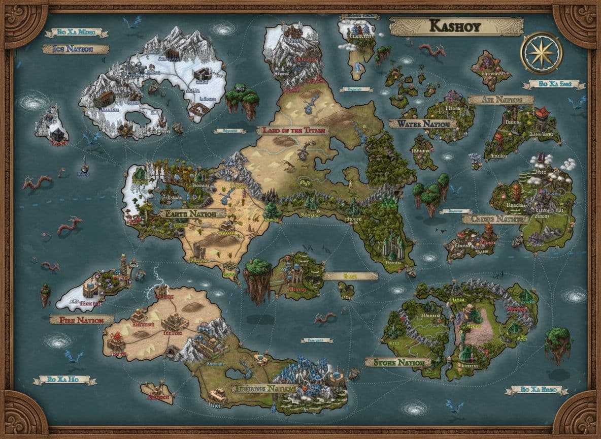 AI generated: make this into a 3D map