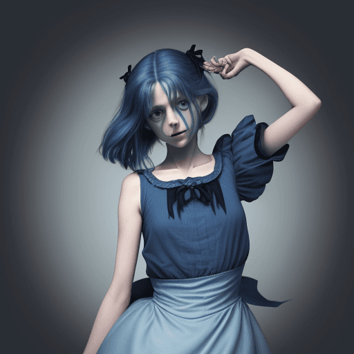 AI generated: high resolution drawing simple but realistic with the bottom part that represents alice ( from alice...