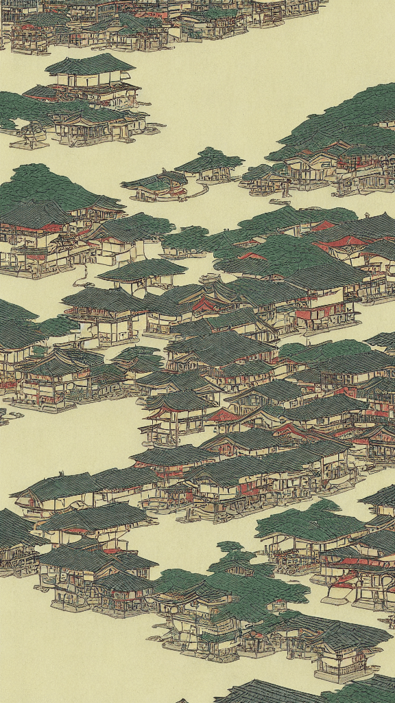 AI generated: absurdres, (great composition), illustration, Japan, in style of Hasui Kawase, <lora:add_detail:-2>,...