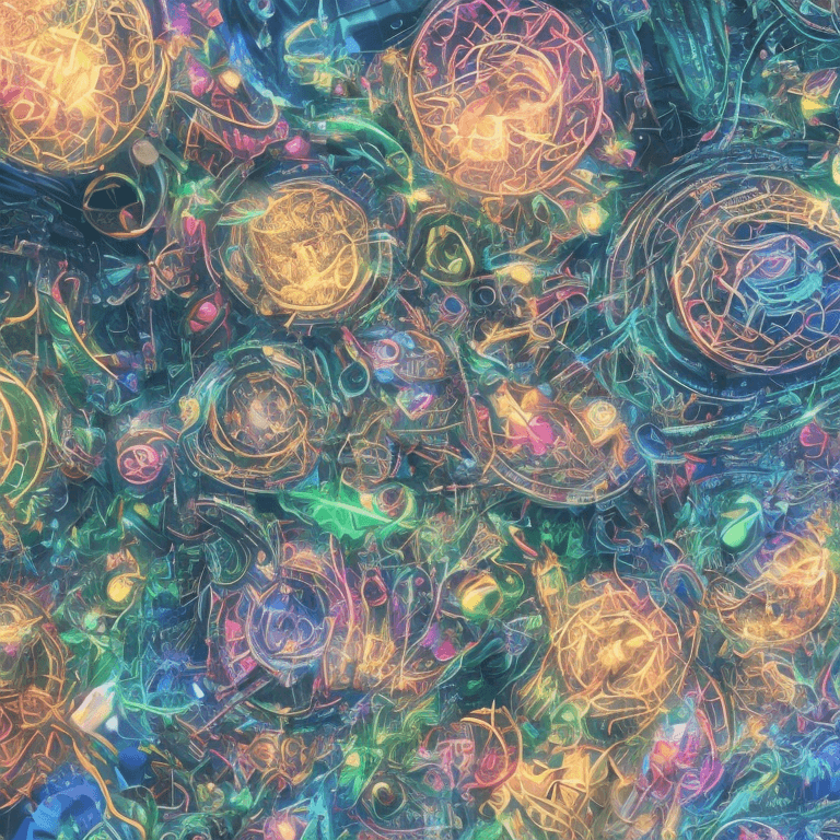 AI generated: classical music, 35mm lens, beautiful macro close-up imagery, vibrantly lush neon lighting, volumetr...