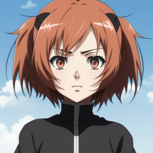 AI generated: many anime motives at the edge but the middle blank