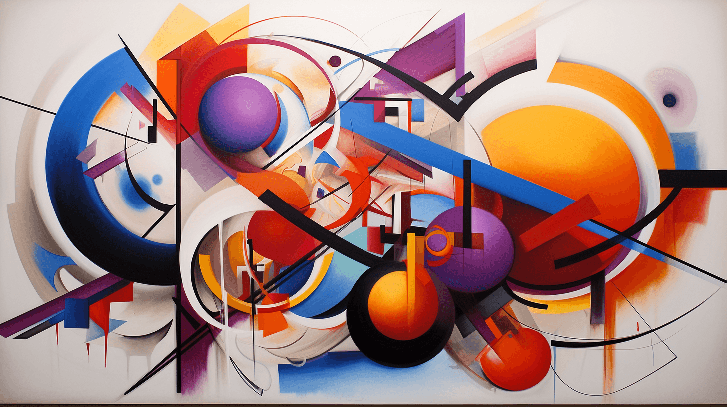 AI generated: **Embark on a journey through the fusion of conceptual art, modernism, and illusionism. In this scen...