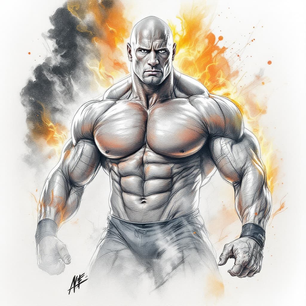 AI generated: Sketch, Beautiful colored pencil line art, Beautiful curves and lines, Artistic brush strokes, Beaut...