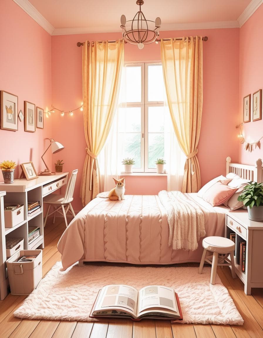 Girl bedroom illustrious - Image 2