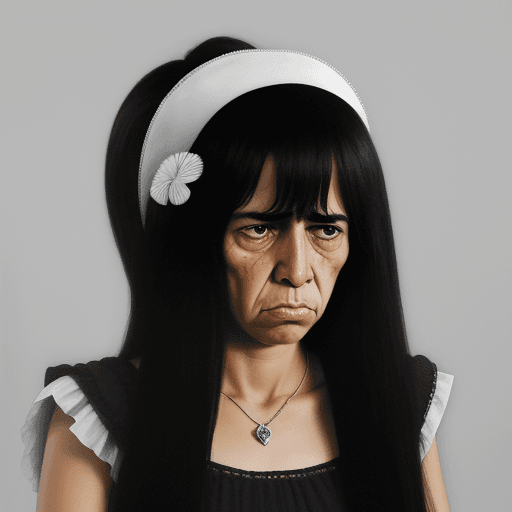 AI generated: Mono Kriptoniano Triste