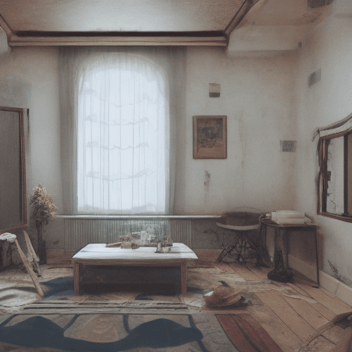 AI generated: High resolution photography interior design, ugly women wants plastic surgery, cozy atmosphere; 8k, ...