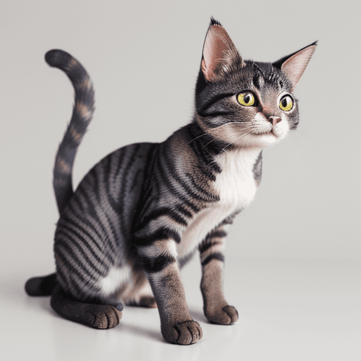AI generated: cat and moth hybrid
