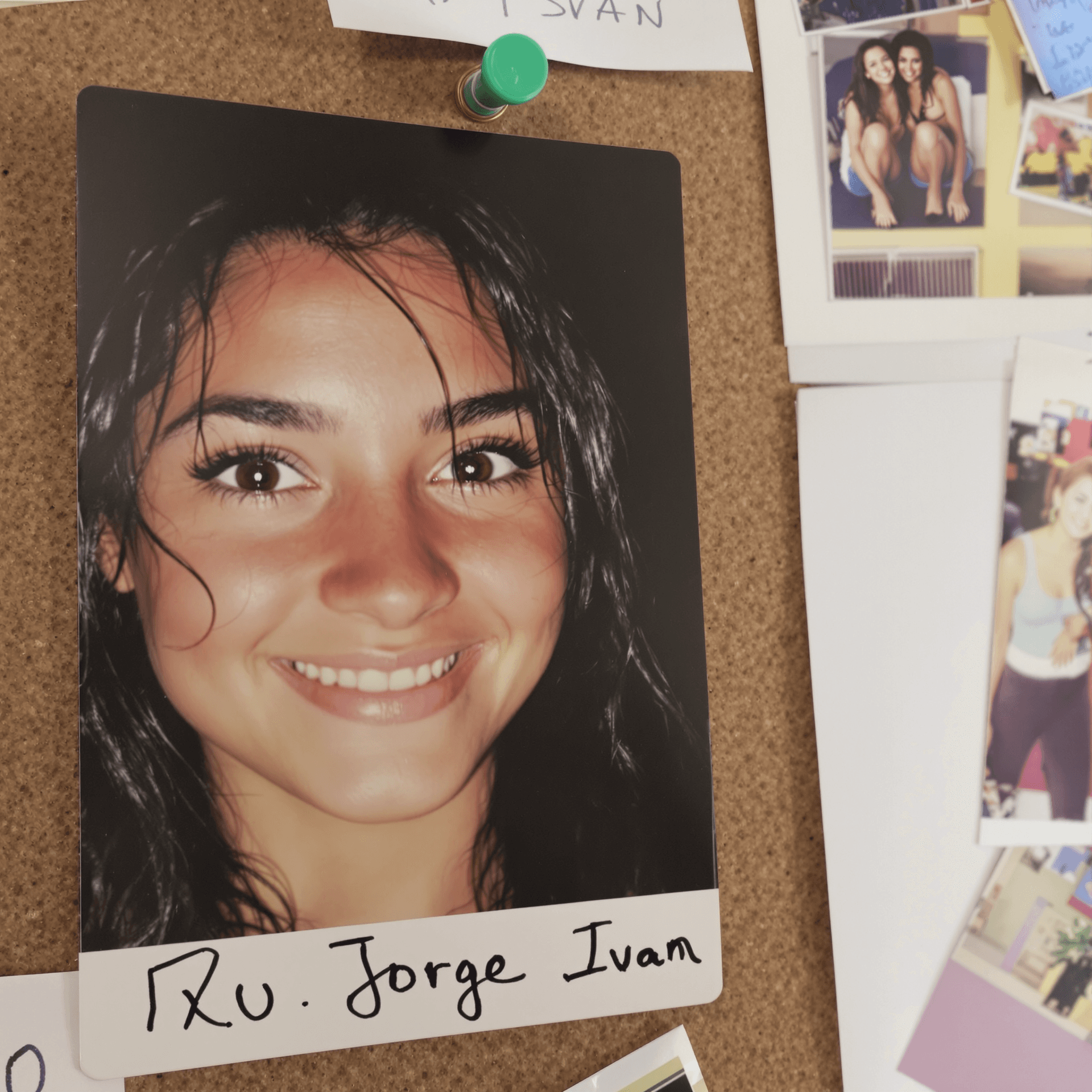 AI generated: Close-up photograph of a beautiful freckled Latina girl's eyes. She has a cheerful expression and so...