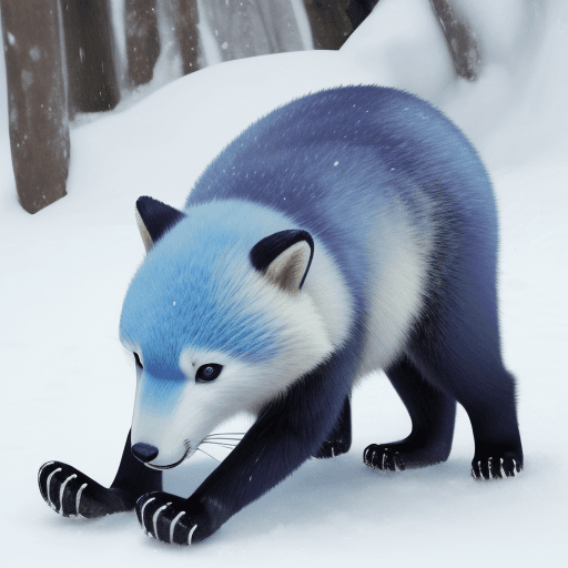 AI generated: 剣を持つアライグマ
