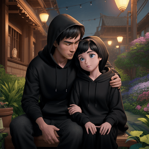 AI generated: Pixar and Disney's animated poster entitled "Bitung City" tells the story of a handsome man, wearing...