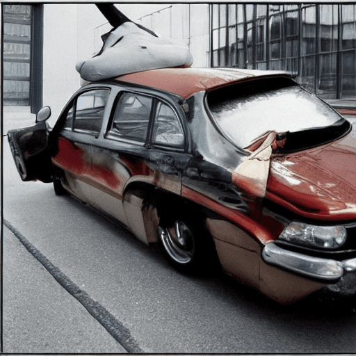 AI generated: Car fly style 