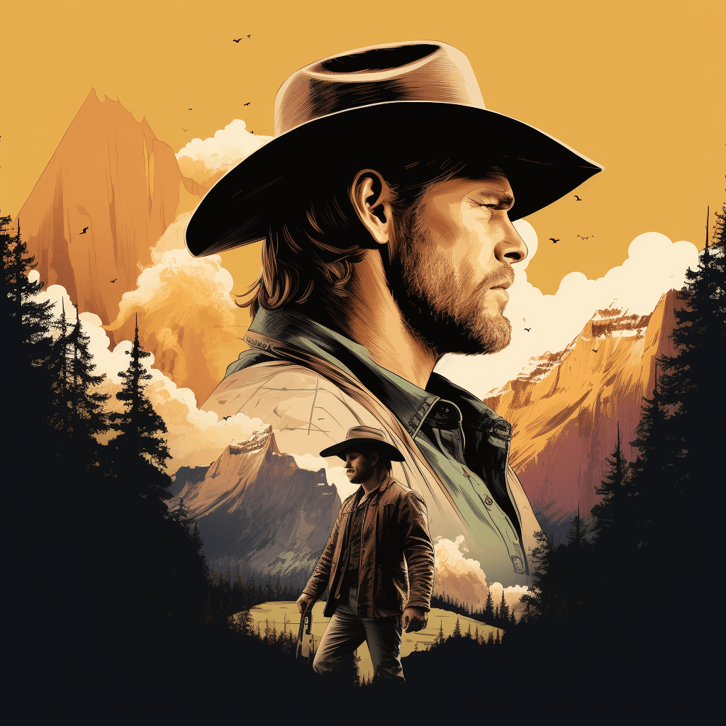 AI generated: Brokeback Mountain Poster, Chris Hemsworth and John Cena