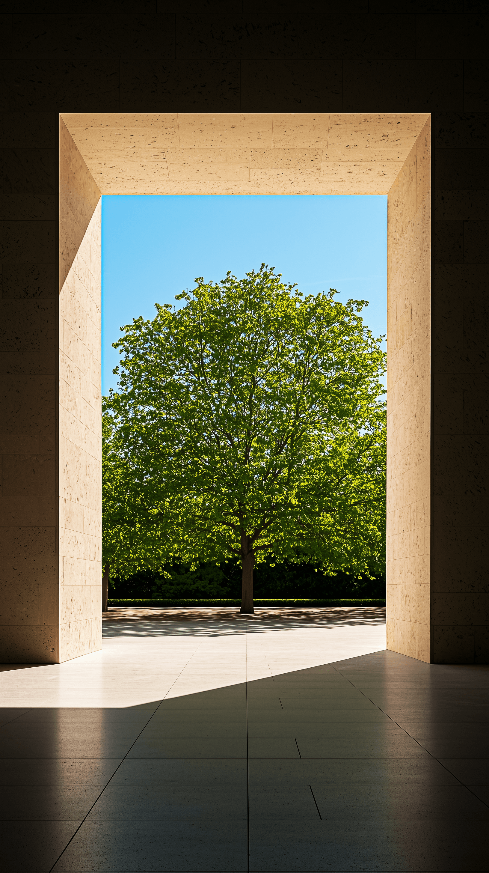 AI generated: architectural photography, perspective, central point, photography, used camera is Canon EOS R5, tri...