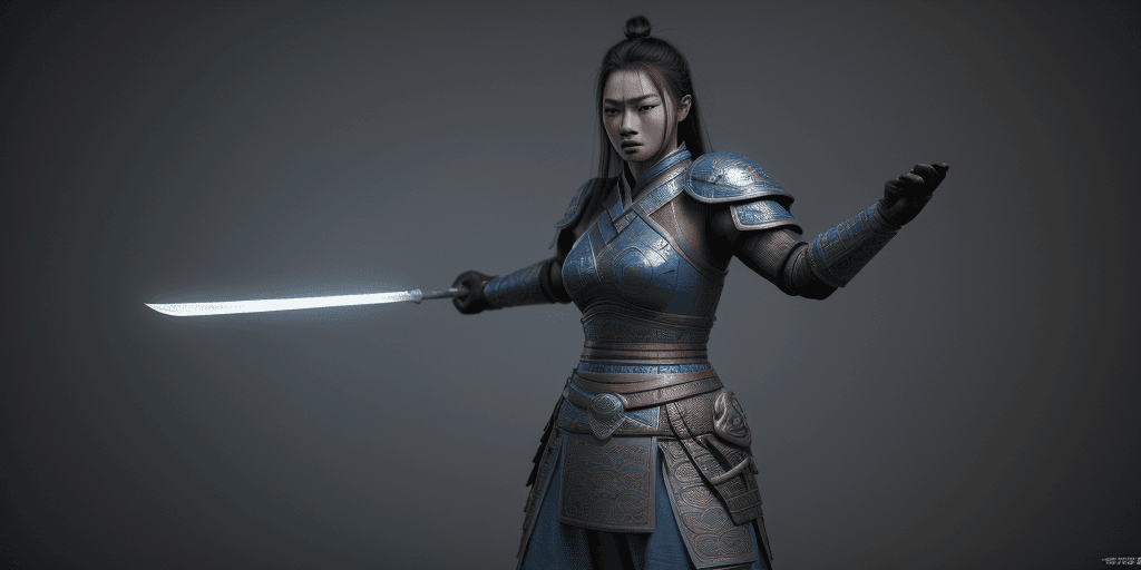 AI generated: donghua warrior, with a lot of detail, high quality image, hyper realism, extreme detail, long shot,...