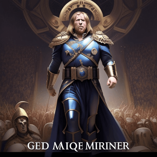AI generated: Alex Jones as the God Emperor of Mankind 