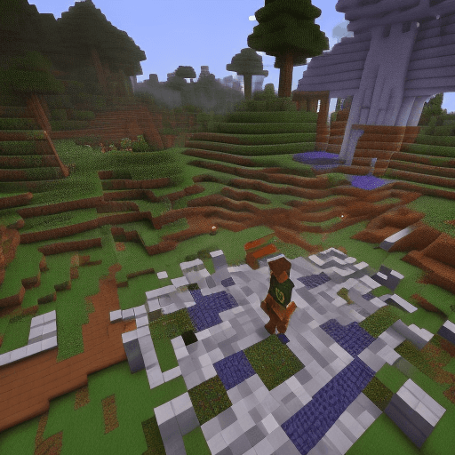 AI generated: - Introduce Alex, the young villager, and the tranquil village of Endermoor. minecraft. story book
