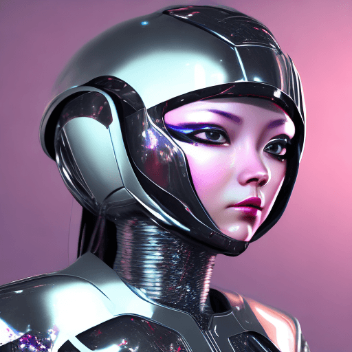 AI generated: a high-resolution image that captures the essence of a dynamic character in a futuristic setting. sh...