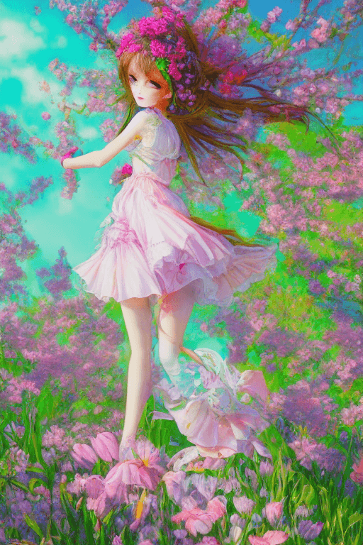 AI generated: The personification of springtime <lora:add_detail:1>