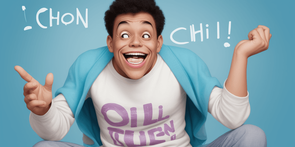 AI generated:  one man that people laugh at , no text , chill