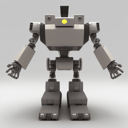 AI generated: 
Help me generate a 3D image of the robot IP image