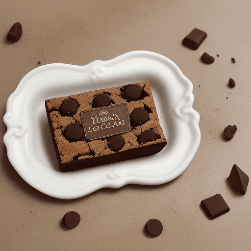 AI generated: En una escena que parece salida de una leyenda antigua, una galleta de chispas de chocolate de Healt...