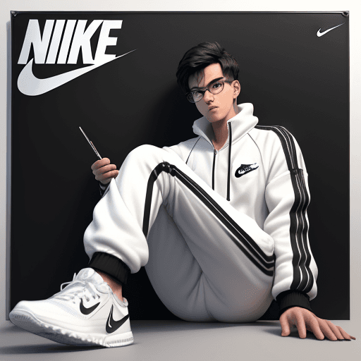 AI generated: Create a realistic 3D image of a 20 year old man
sitting on 3d social network logo, posing
image. we...