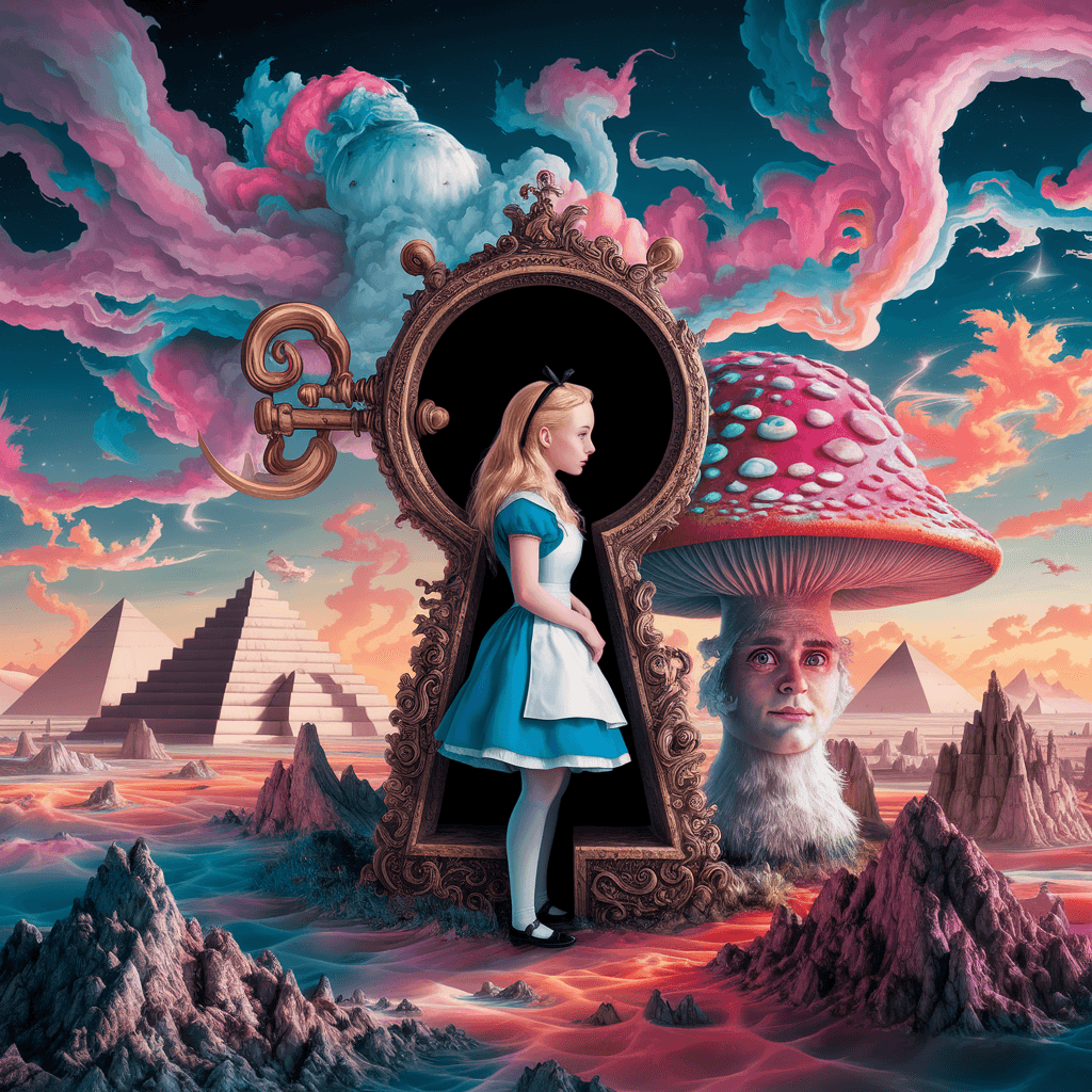 AI generated: In high, surreal, psychedelic detail and rendered in 8k. Reality is merely an illusion, albeit a ver...