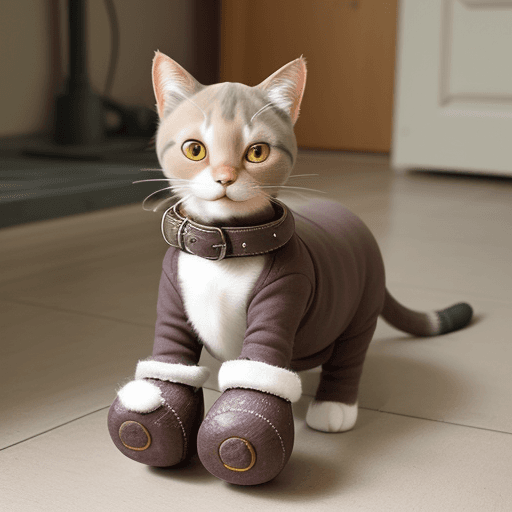 AI generated: Crea un gato con botas
