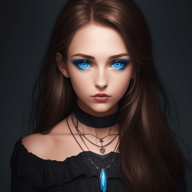 AI generated: this is a book cover, it has a dark background, it shows a girl with american appearance, she has br...
