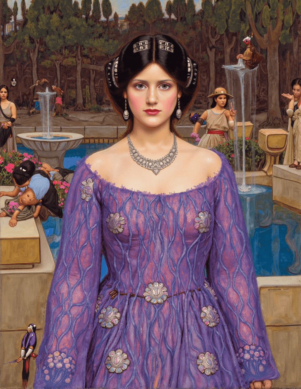 John William Waterhouse Style - Image 1